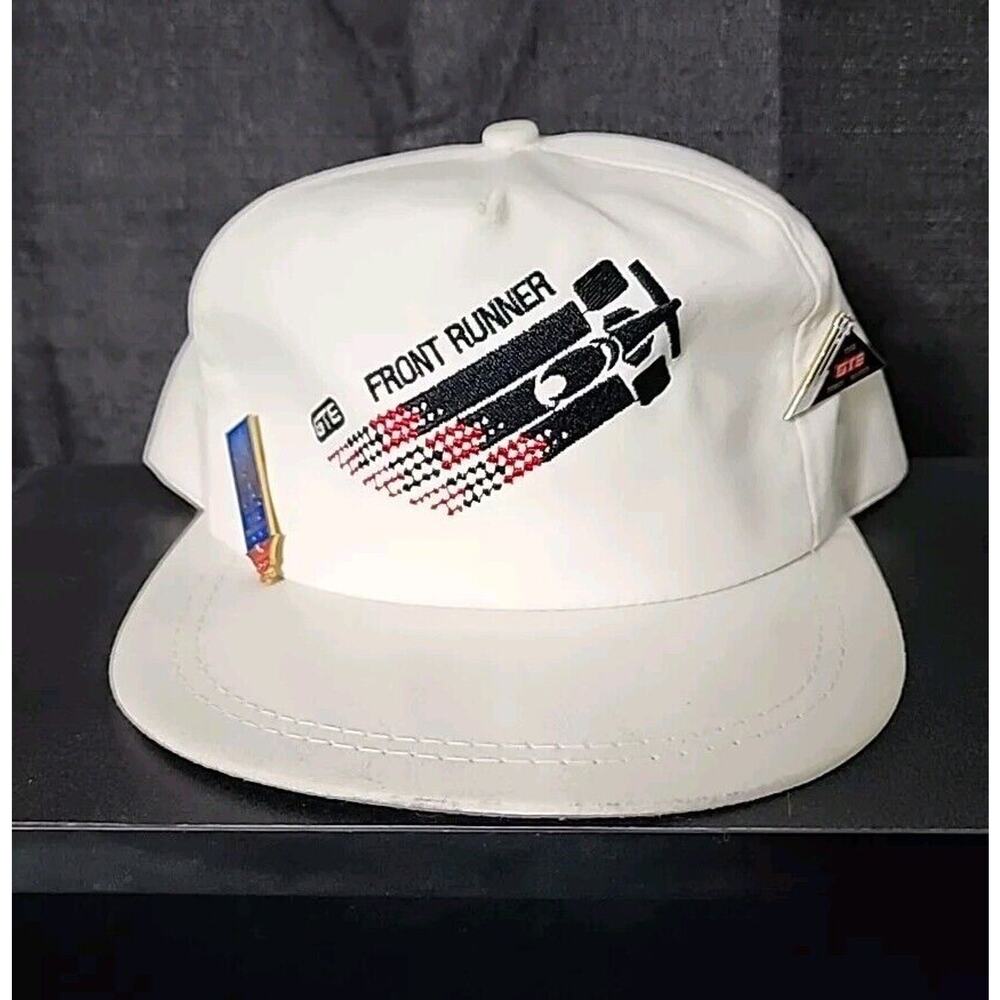 Vintage GTE Front Runner Racing Hat Cap Car Formula One With 2 Pins Made in USA